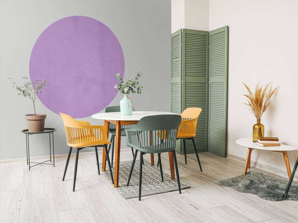 Pastel purple concrete