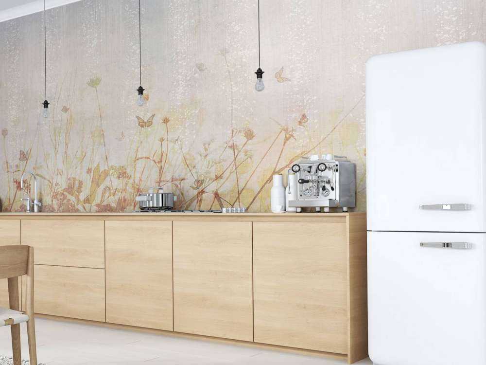 Butterflies and flowers