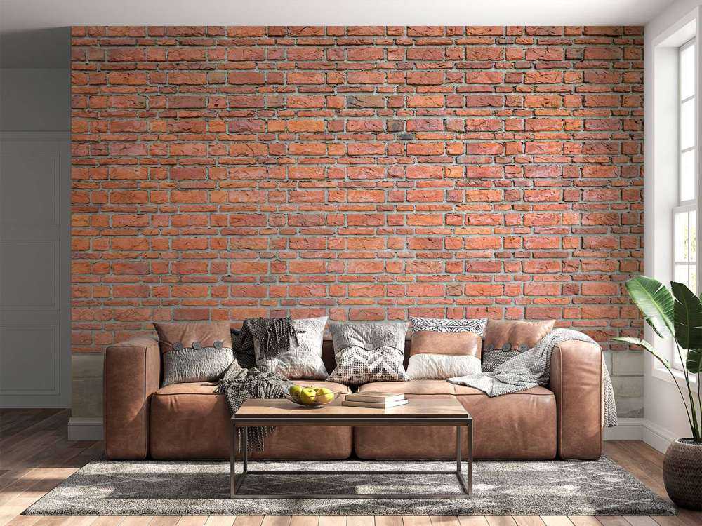 Bricks with old concrete 