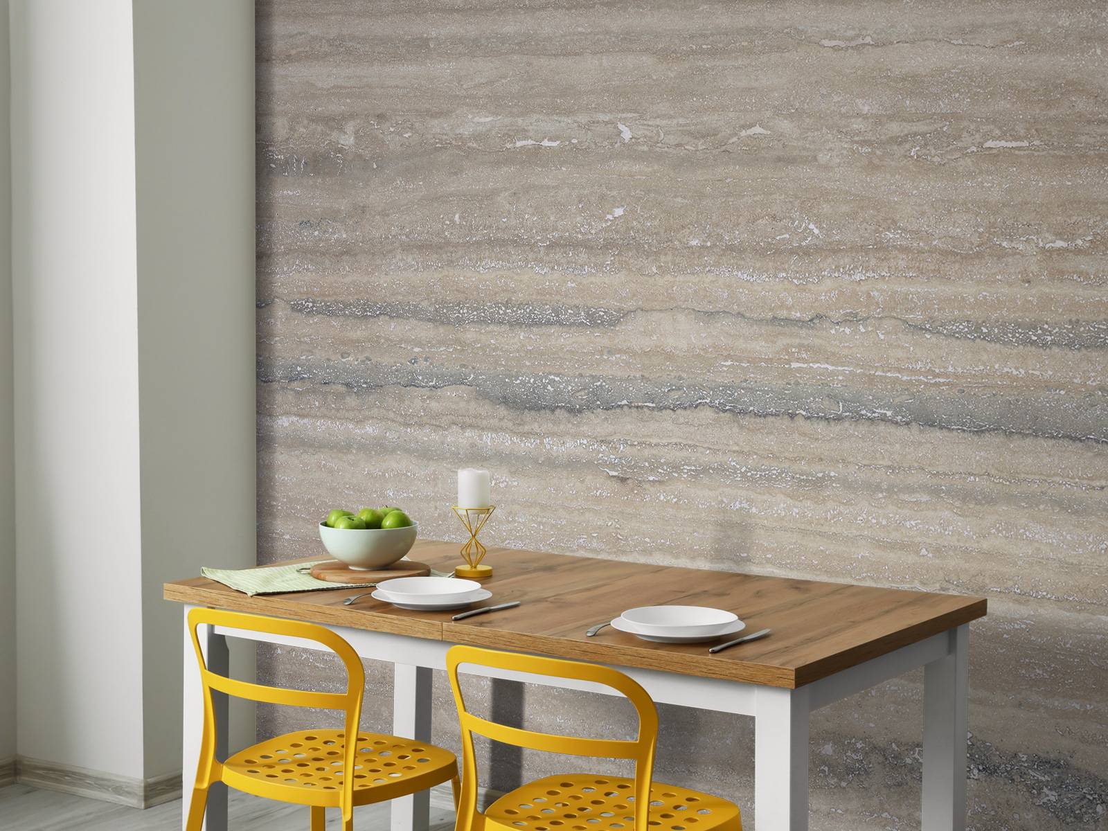 Taupe marble