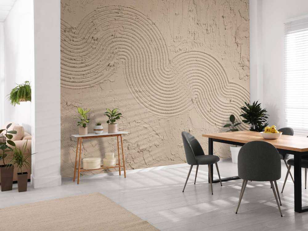 Zen Garden Texture in taupe