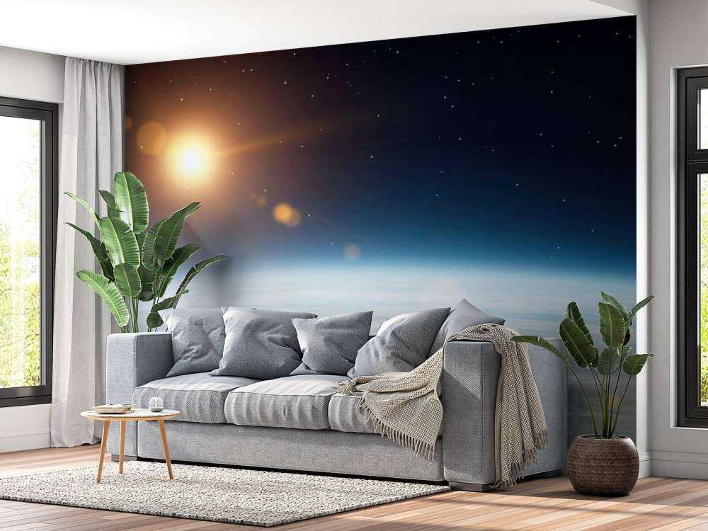 De aarde vanuit de ruimte