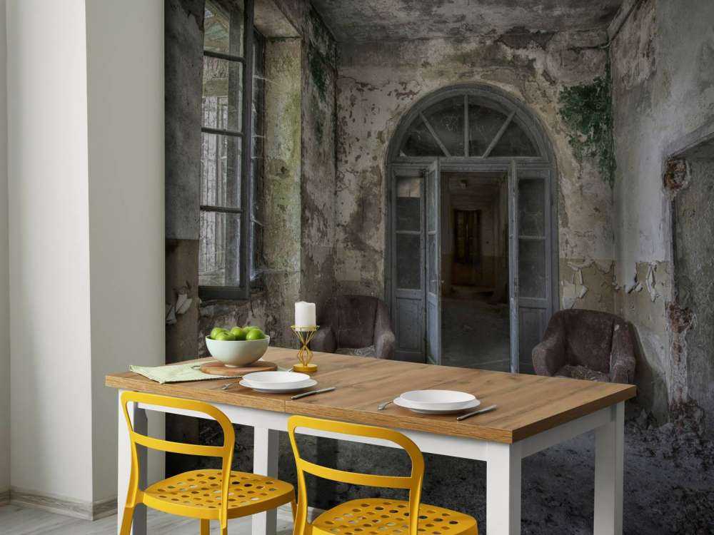 Corridor in abandoned house