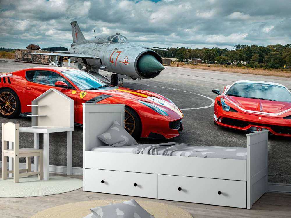 Exclusive Ferraris and Mig-21
