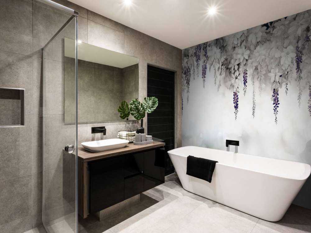 Gentle Wisteria Garden Grey