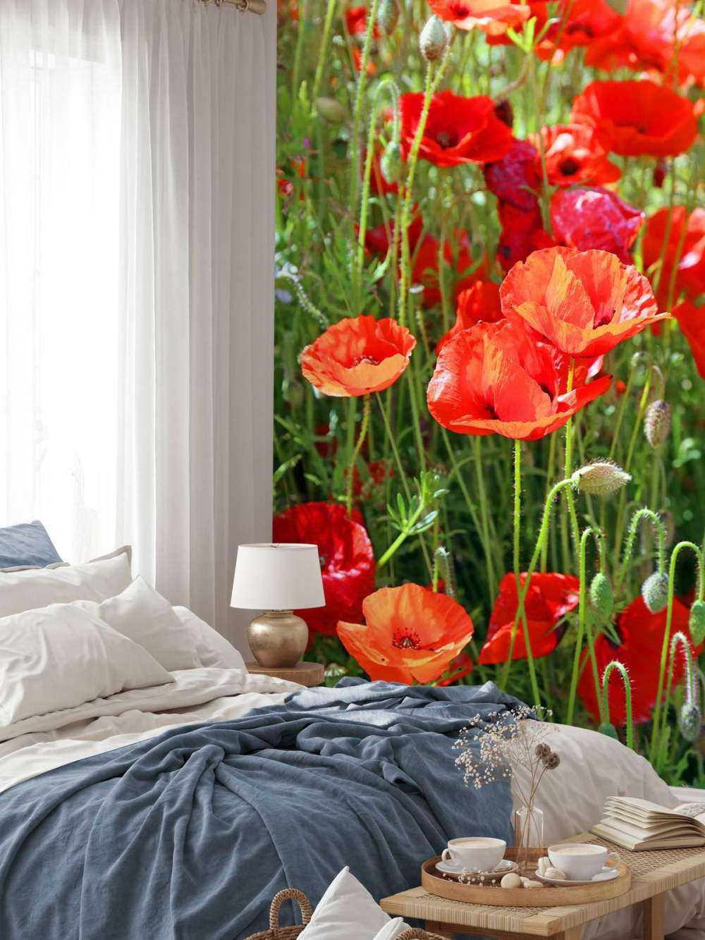 Close-up of poppies