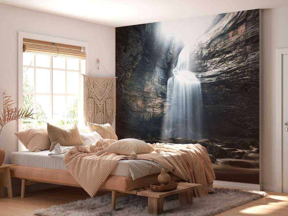 Cave with waterfall
