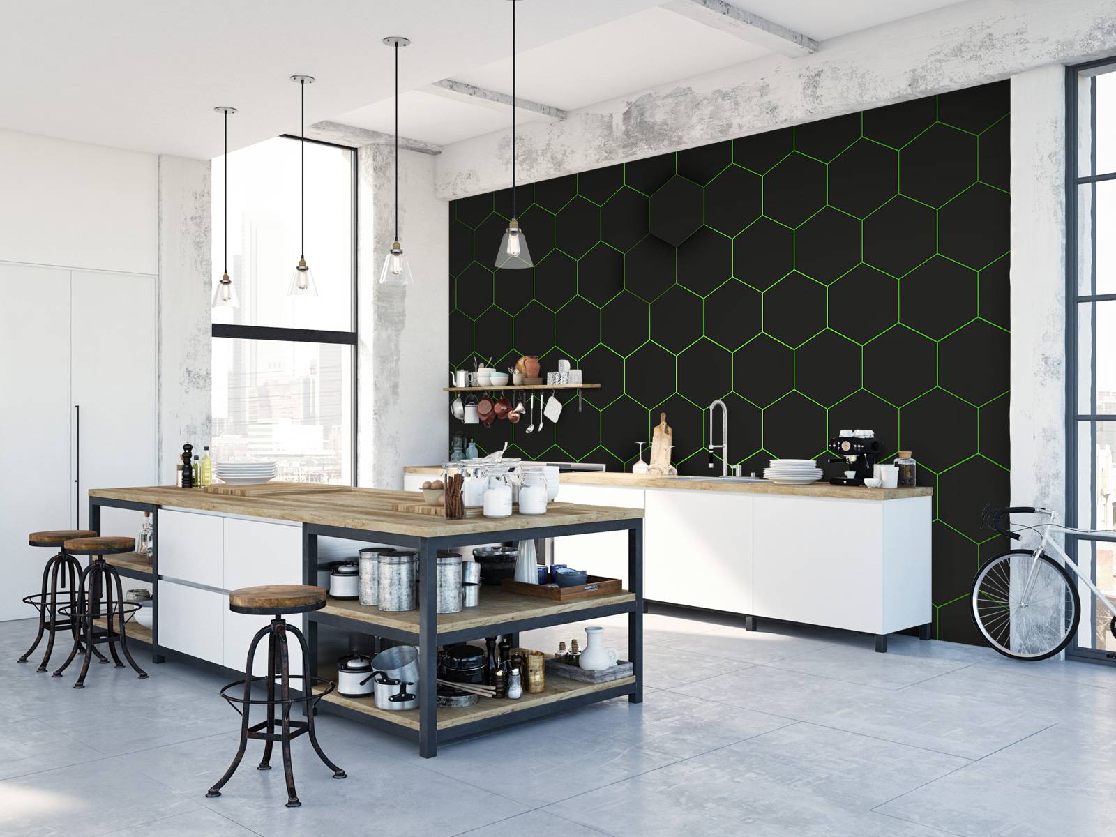Green beehive