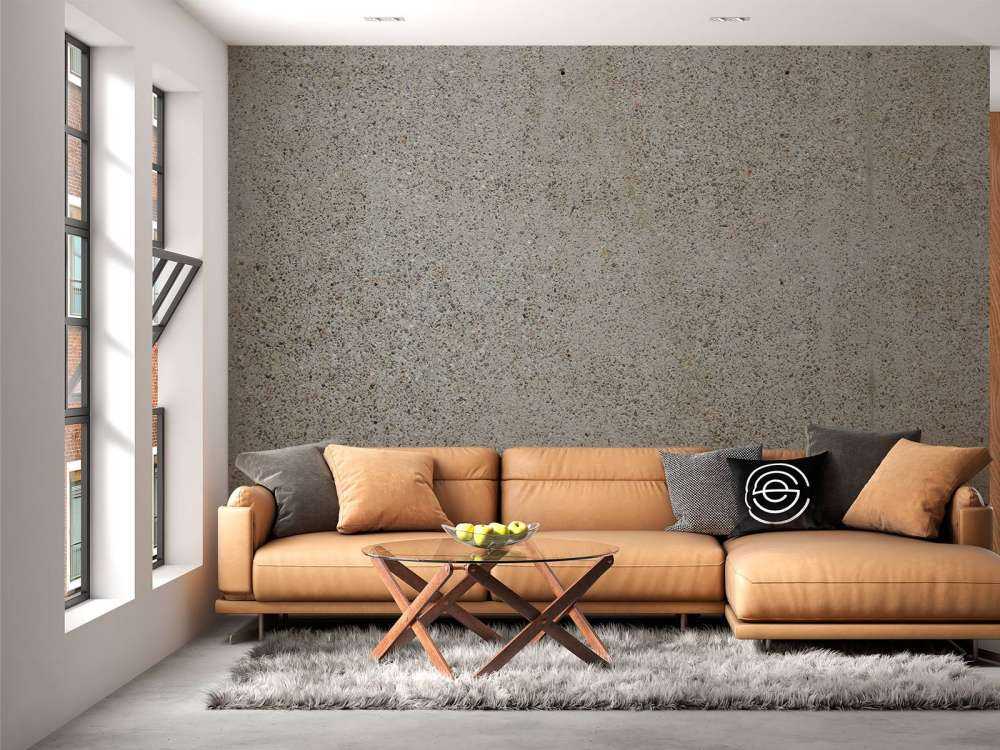 Concrete with coarse stones