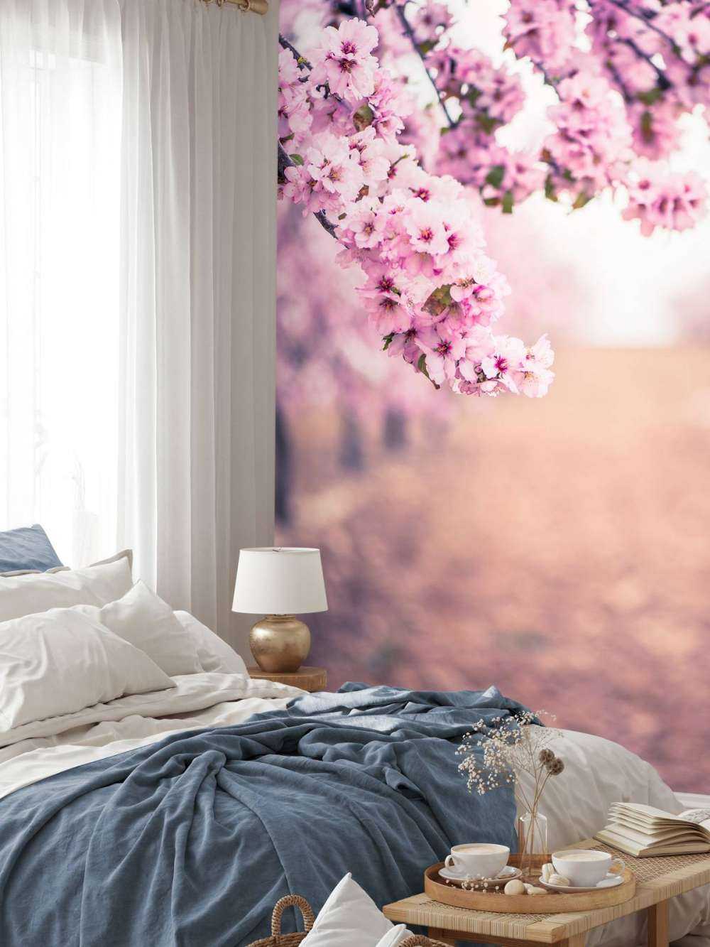 Purple Japanese blossoms