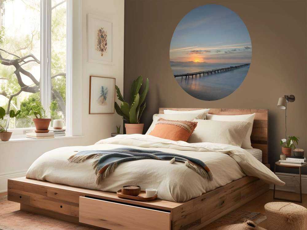 Scaffolding off the coast