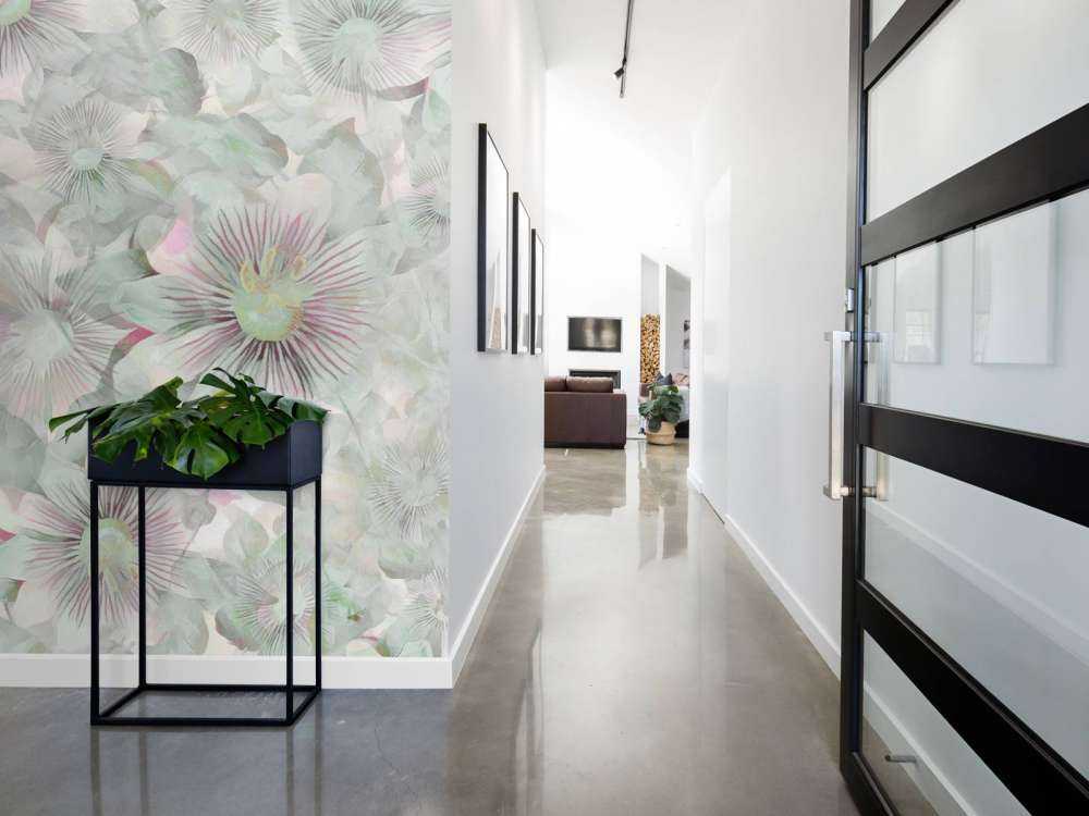 Botanical Watercolor Elegance Pastel Pink