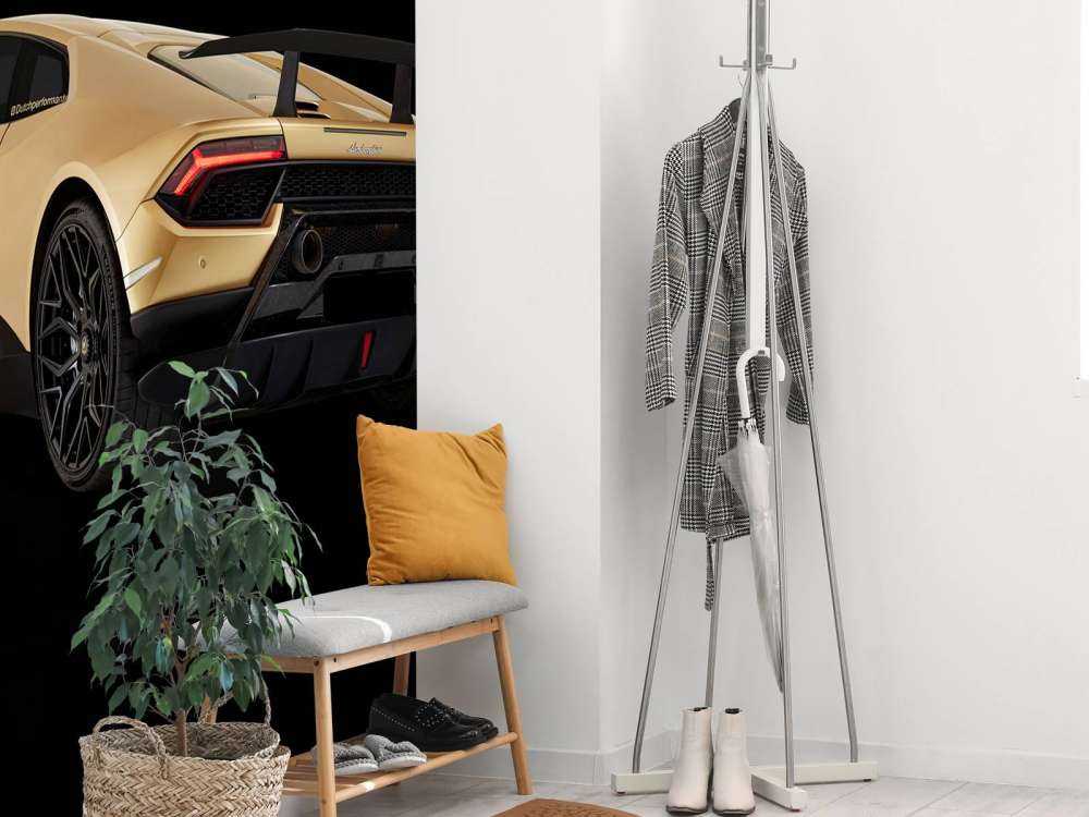 Lamborghini Huracán - Left Rear end, black