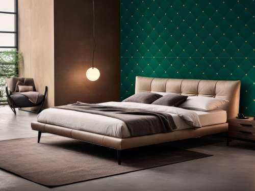 Dark green chesterfield pattern