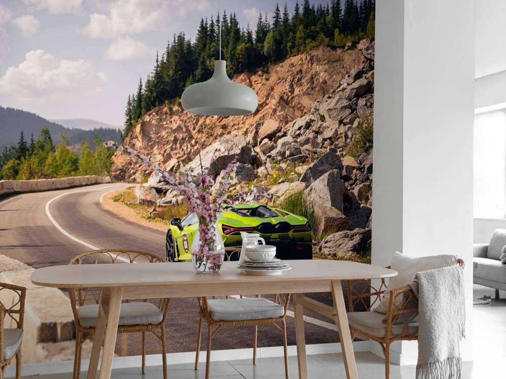 Lamborghini Revuelto in the Mountains