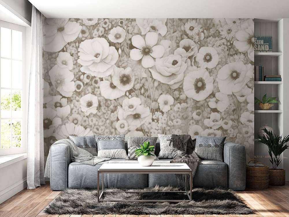 Poppy Tale Monochrome Yellow