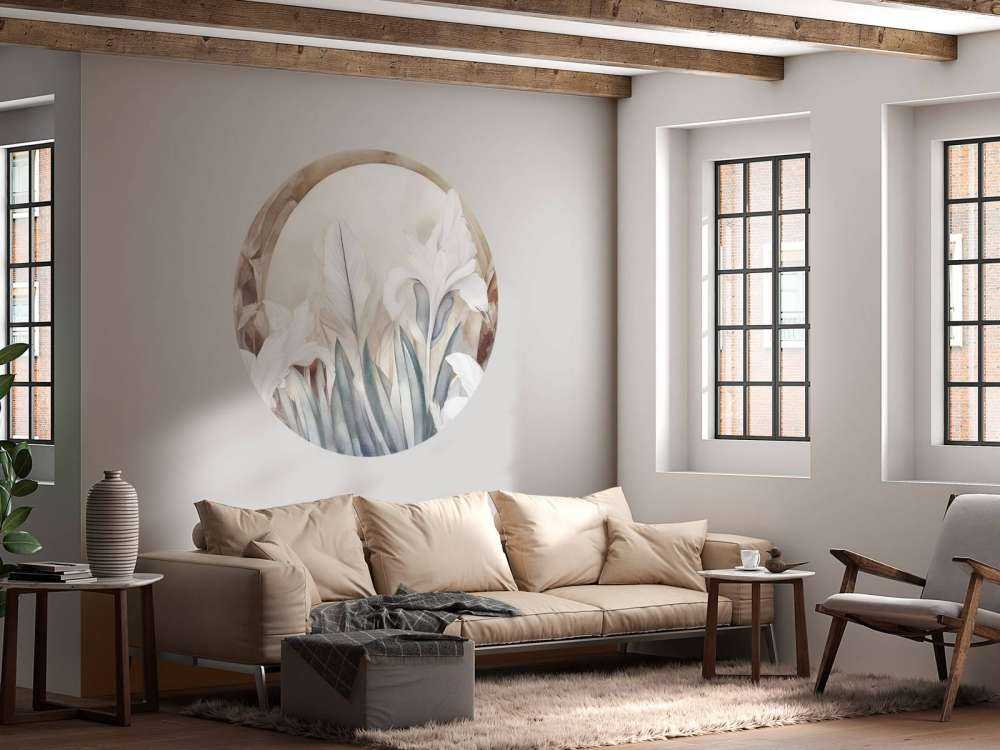 Irises at Sunrise Grey