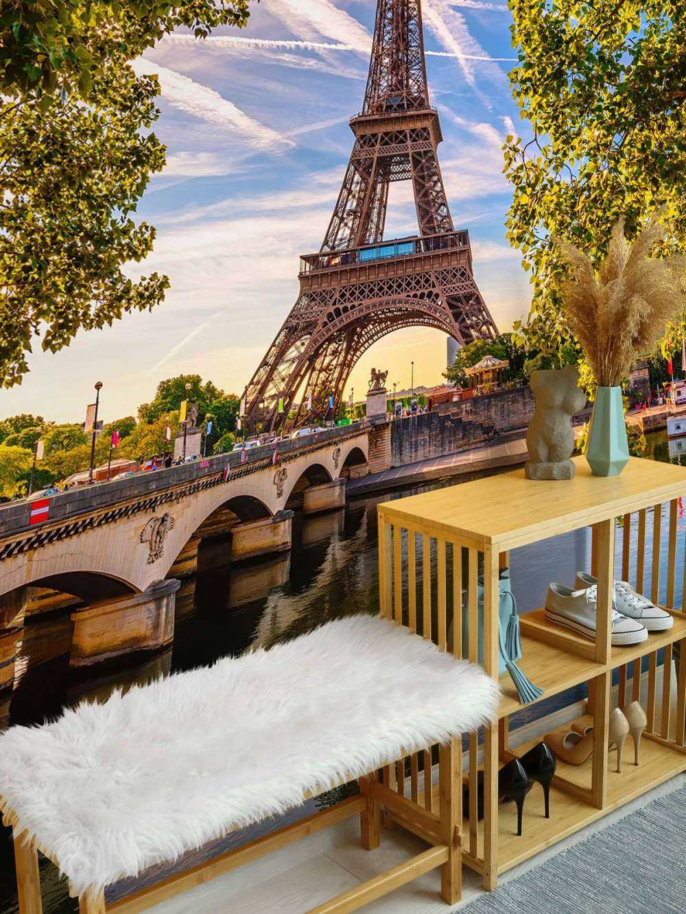 Eiffel Tower and the Seine