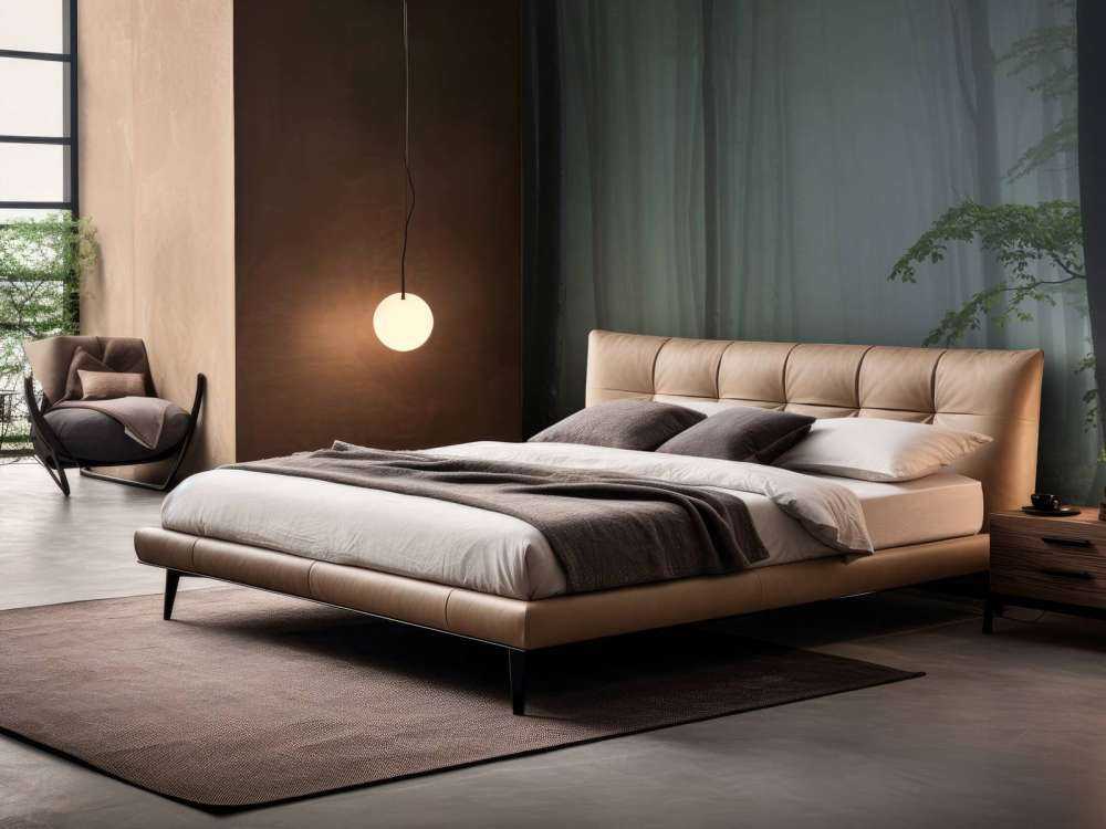 Foggy forest panorama