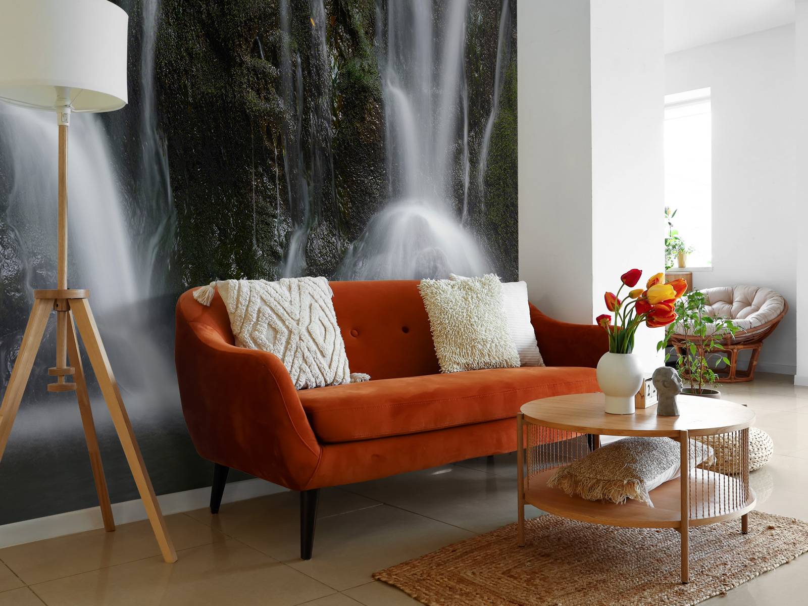 Double waterfall