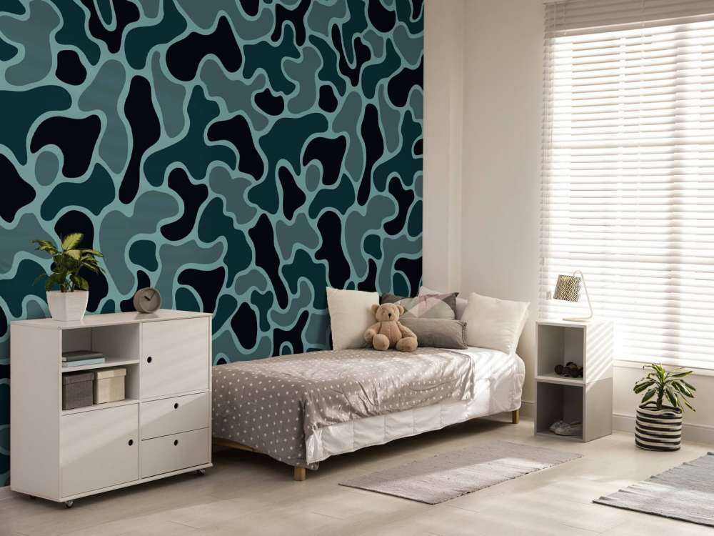 Green grey camouflage 