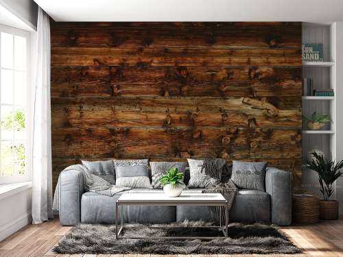 Flamed wood