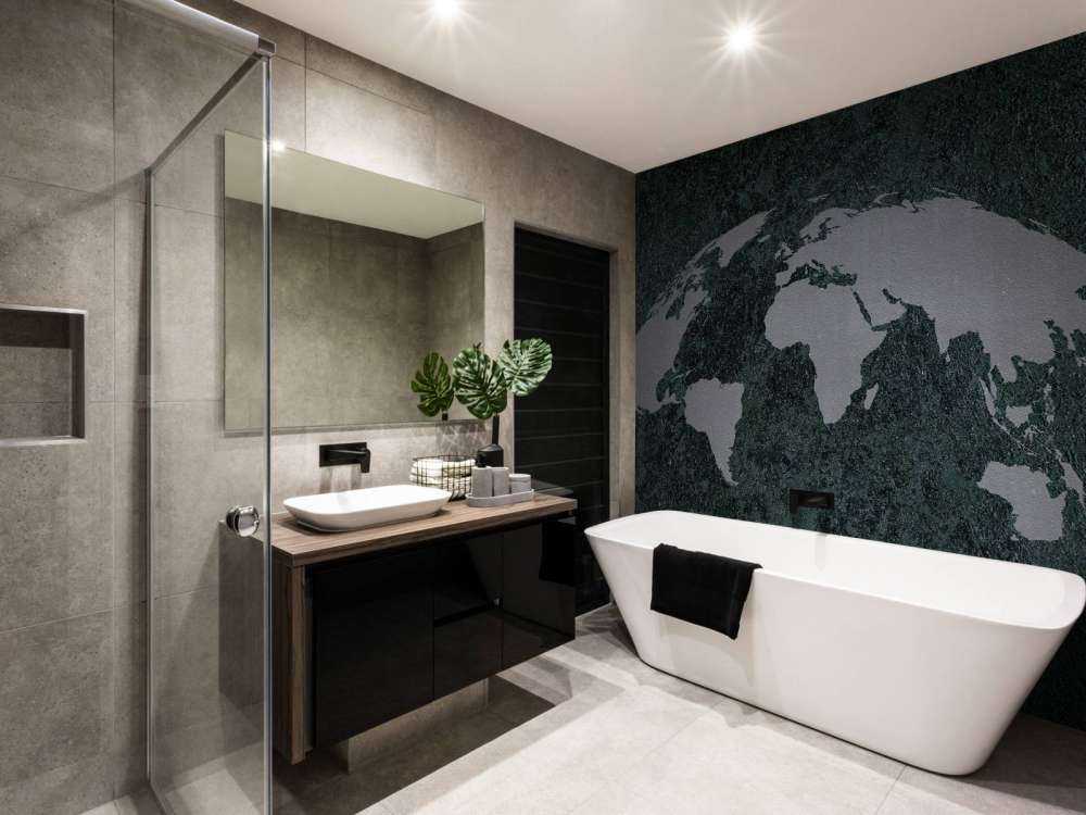 World map with texture