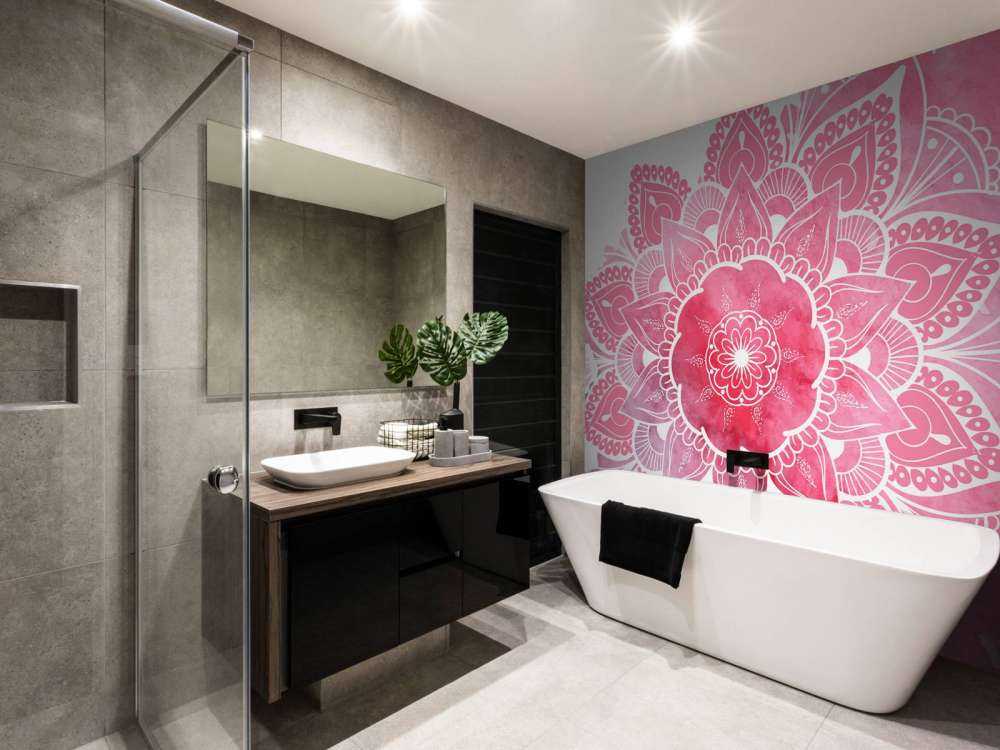 Mandala with flower pattern