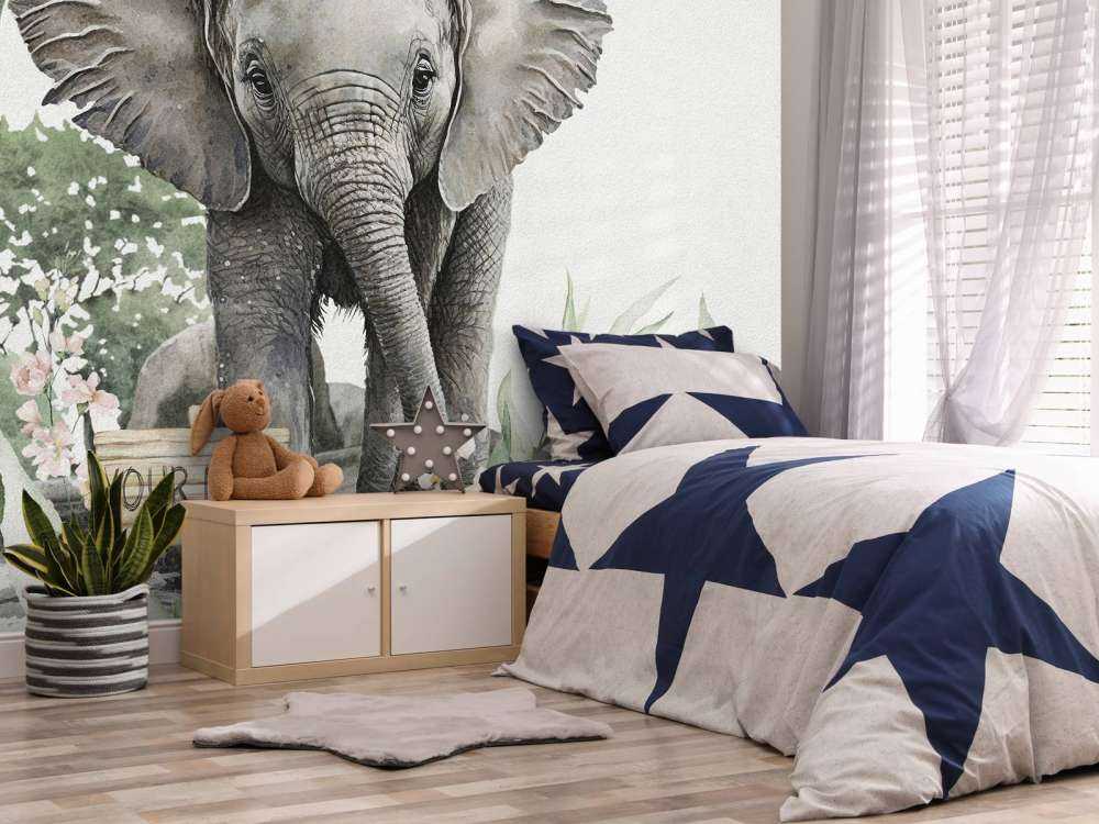 Elephant in the jungle