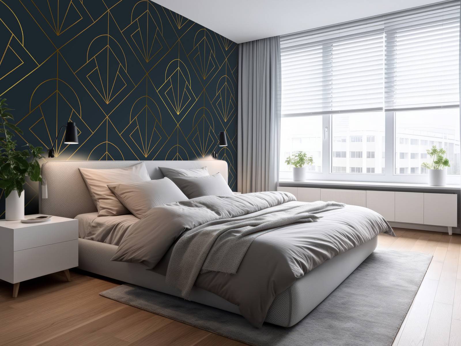 Abstract art deco