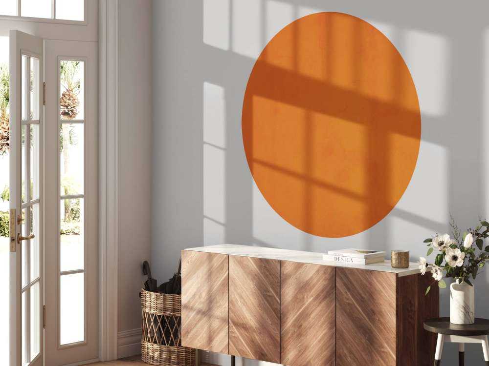 Orange orange concrete