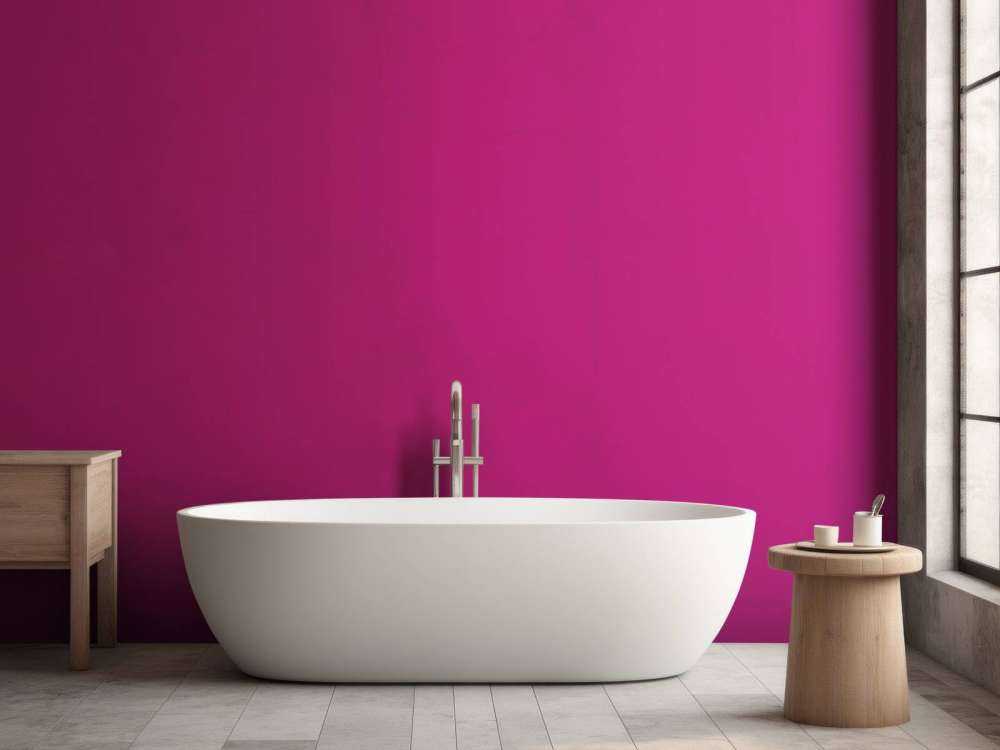 Raspberry purple concrete