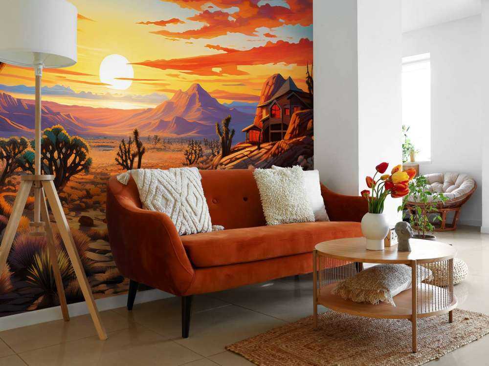 Joshua Tree Log Cabin