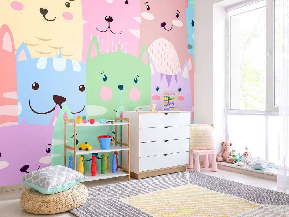 Colorful cats