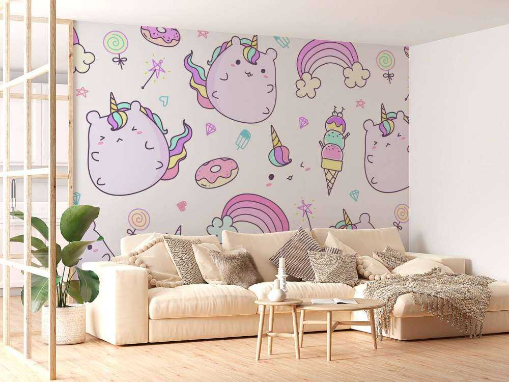 Unicorns with Ice Creams