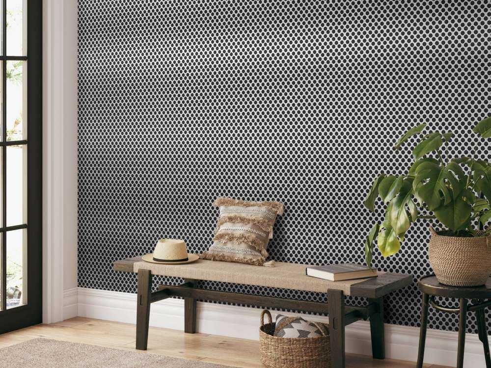 Perforated metal surface
