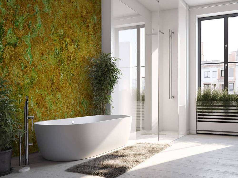 Structure coloured in gold