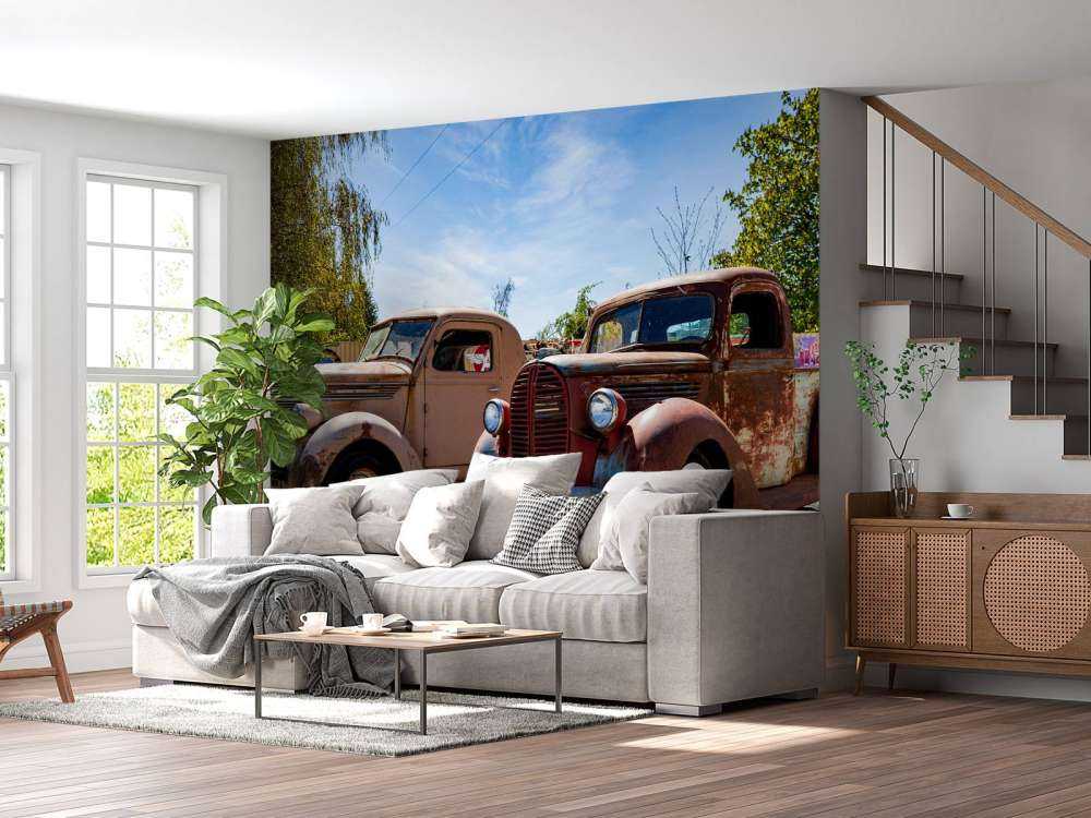Rusty old trucks