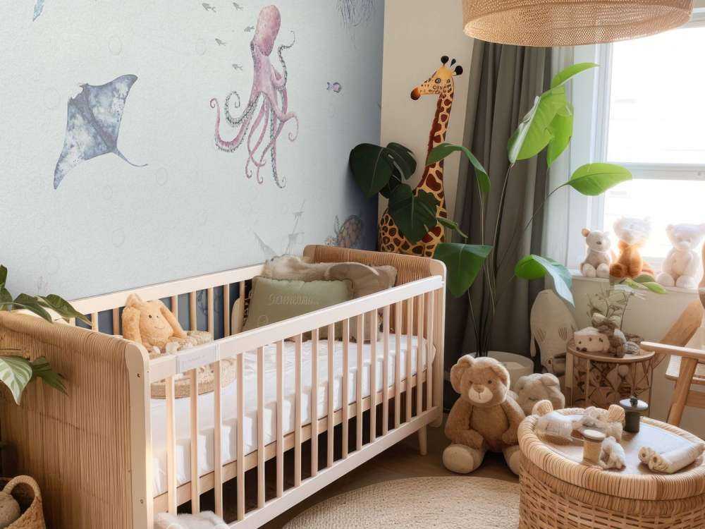 Underwater world of water paints