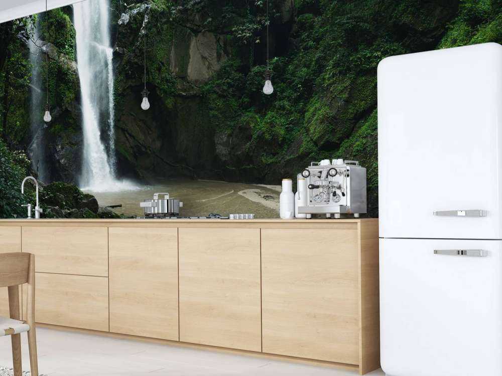 Waterfall in deep forest