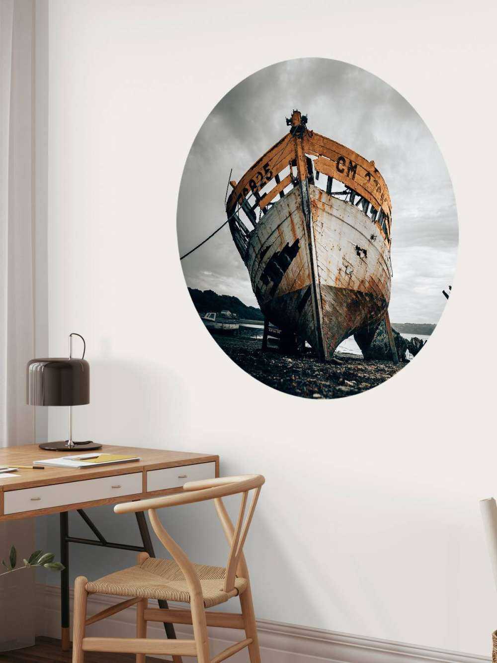 Old rusty ship wreck