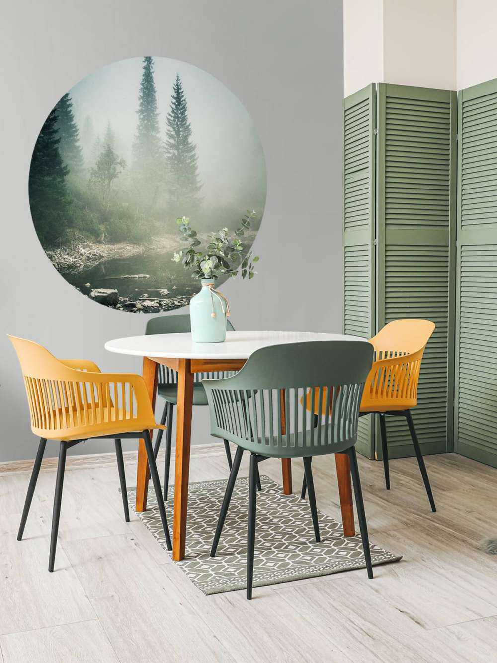 A beautiful mountain lake