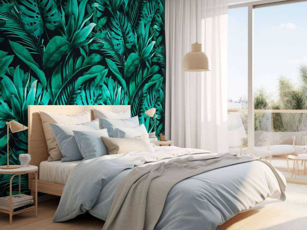 Various green leaves