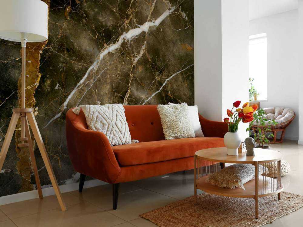 Marble with 3D structure