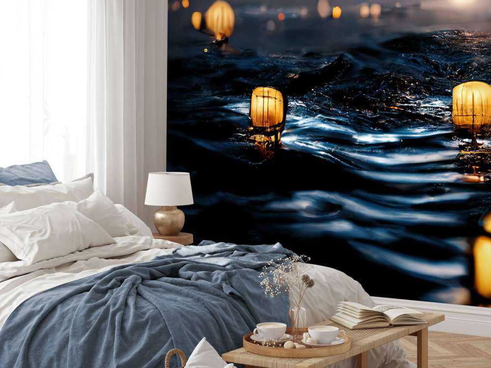 Lanterns over the water