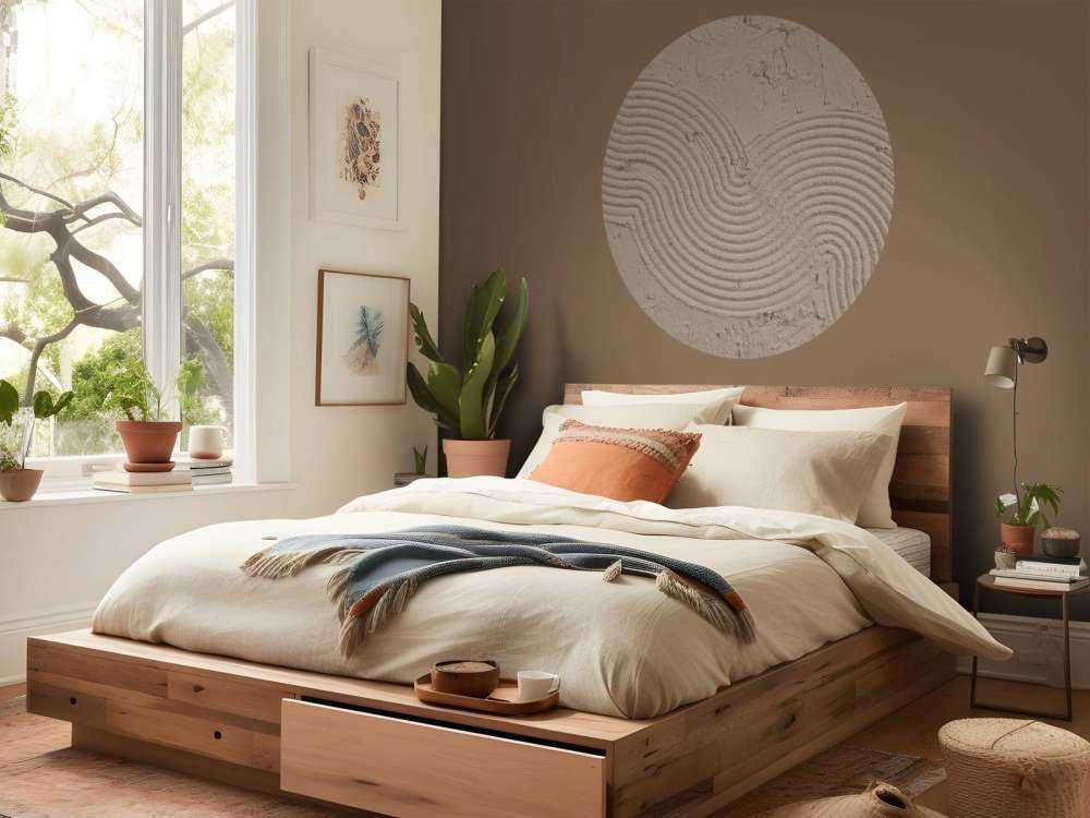 Organic lines and structures in taupe