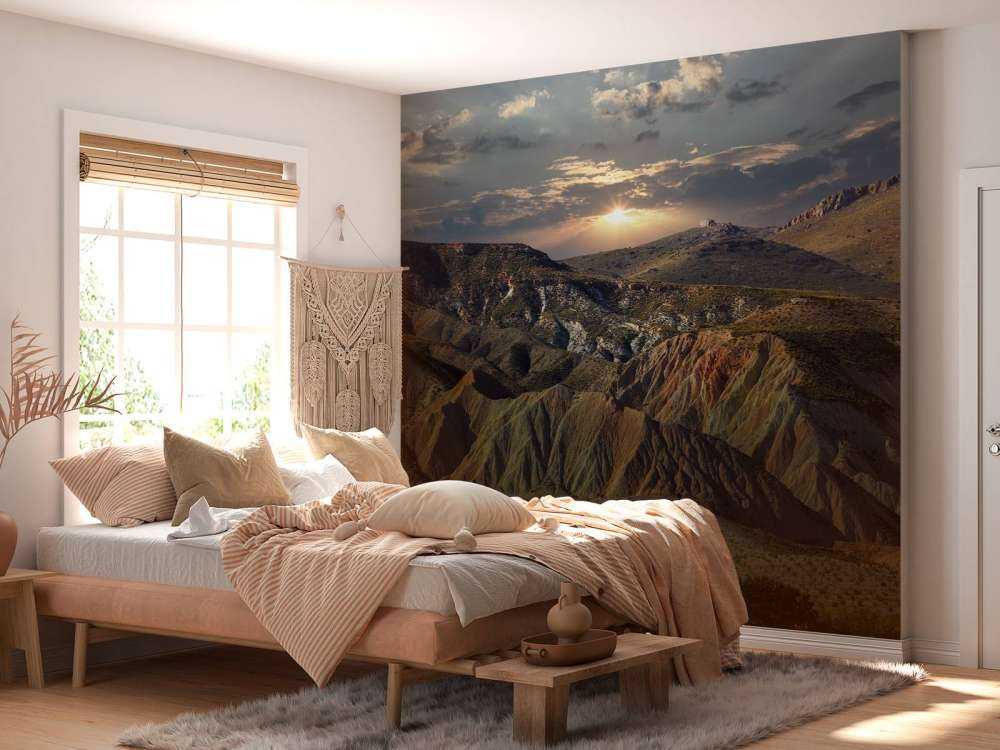 Sunset in the mountains