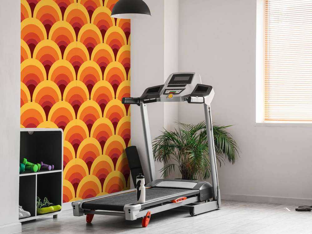 Colourful retro figures