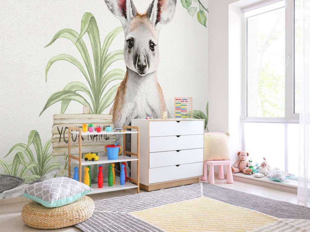 Baby jungle kangaroo