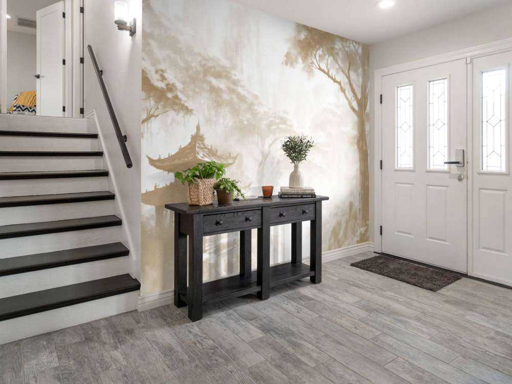 Misty Oriental Pavilion, taupe